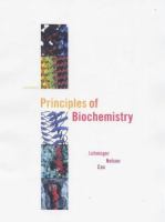 Lehninger principles of biochemistry.