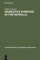 Narrative Purpose in the Novella.