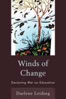 Winds of change : declaring war on education /