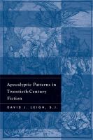 Apocalyptic patterns in twentieth-century fiction