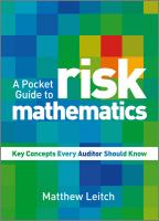 A pocket guide to risk mathematics key concepts every auditor should know /