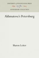 Akhmatova's Petersburg /