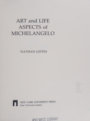 Art and life : aspects of Michelangelo /