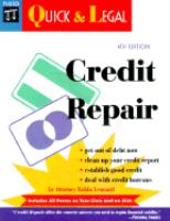 Credit repair