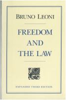 Freedom and the Law.