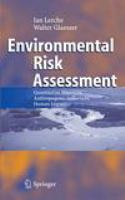 Environmental Risk Assessment Quantitative Measures, Anthropogenic Influences, Human Impact /