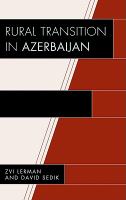 Rural transition in Azerbaijan