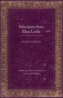 Selections from Eliza Leslie