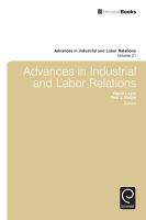 Advances in Industrial and Labor Relations.