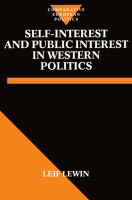 Self-Interest and Public Interest in Western Politics.