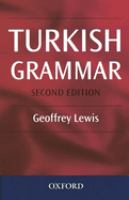 Turkish grammar /