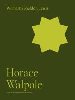 Horace Walpole .
