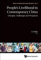 People's Livelihood In Contemporary China : Changes, Challenges and Prospects.