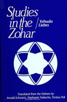 Studies in the Zohar /