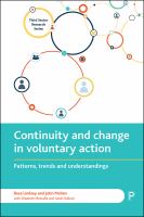 Continuity and change in voluntary action : Patterns, trends and understandings /
