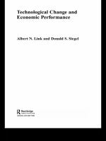 Technological change and economic performance