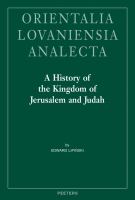 A history of the kingdom of Jerusalem and Judah /