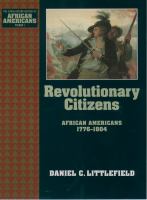 Revolutionary Citizens : African Americans 1776-1804.