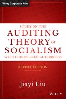 Study on the auditing theory of socialism with Chinese characteristics