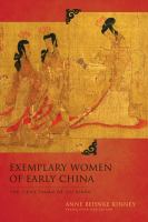 Exemplary women of early China the Lienü  zhuan of Liu Xiang /