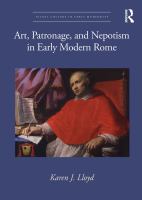 Art, patronage, and nepotism in early modern Rome /