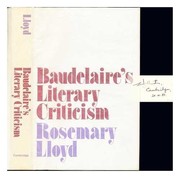 Baudelaire's literary criticism /