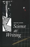 Science as writing /