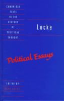 Locke : political essays /