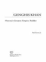 Genghis Khan : history's greatest empire builder /