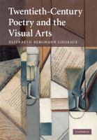 Twentieth-century poetry and the visual arts /