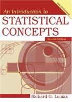 An introduction to statistical concepts /