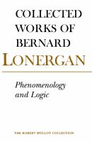 Phenomenology and logic : the Boston College lectures on mathematical logic and existentialism /