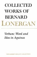 Verbum : Word and Idea in Aquinas, Volume 2 /