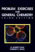 Problem exercises for general chemistry /