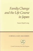 Family change and the life course in Japan /