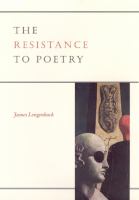 The resistance to poetry /