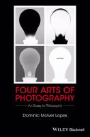 Four arts of photography an essay in philosophy /