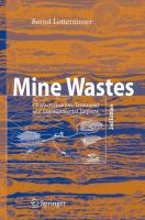 Mine Wastes : Characterization, Treatment and Environmental Impacts.
