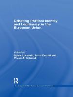 Debating Political Identity and Legitimacy in the European Union.