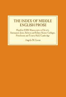 Manuscripts in Christ's, Emmanuel, Jesus, Selwyn and Sidney Sussex Colleges, Peterhouse and Trinity Hall, Cambridge /