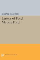 Letters of Ford Madox Ford.