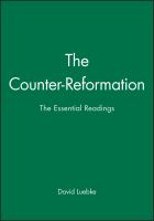 The Counter-Reformation : the essential readings /