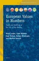 European values in numbers trends and traditions at the turn of the century /