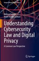 Understanding Cybersecurity Law and Digital Privacy A Common Law Perspective /