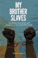 My brother slaves friendship, masculinity, and resistance in the Antebellum South /