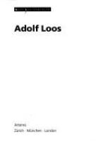 Adolf Loos /