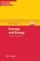 Entropy and Energy A Universal Competition /