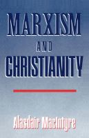 Marxism and Christianity /