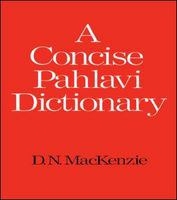 A concise Pahlavi dictionary