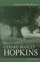 A reader's guide to Gerard Manley Hopkins /